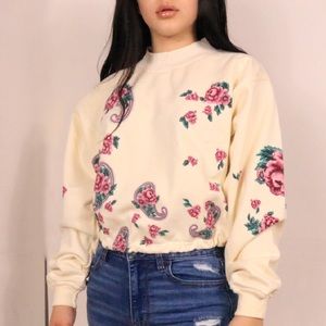 🌹 VINTAGE PAISLEY JUMPER BY LADY FOOTLOCKER 🌹